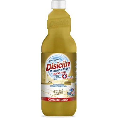 DISICLIN SUELOS GOLD LIMPIADOR CONC. 1 LTRO C/12.ofr FREGASUELOS Y LIMPIADORES LIQ.